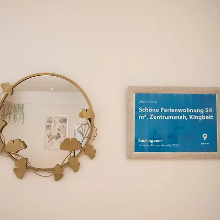 Schoene 54 M², Zentrumsnah, Kingbett Apartment
