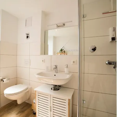 Apartmán Schoene 54 M², Zentrumsnah, Kingbett *