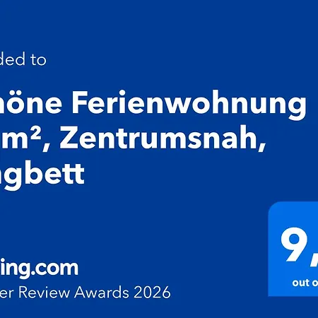Apartmán Schoene 54 M², Zentrumsnah, Kingbett Erfurt