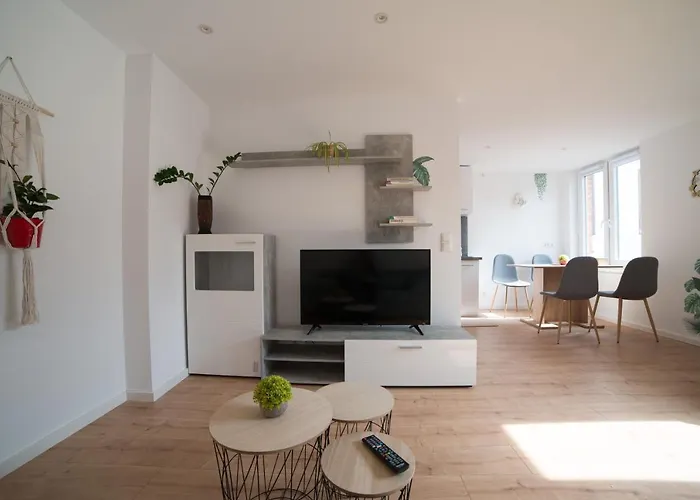 Apartamento Schoene 54 M², Zentrumsnah, Kingbett *