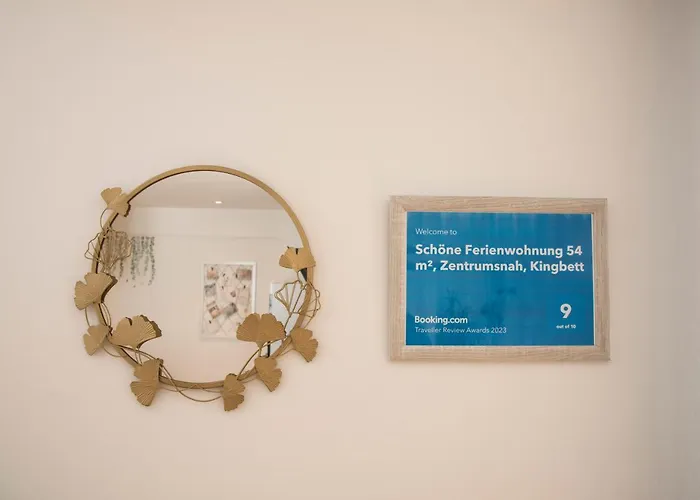 Schoene 54 M², Zentrumsnah, Kingbett Appartement